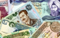 Übersicht Banknoten Irak Dinar