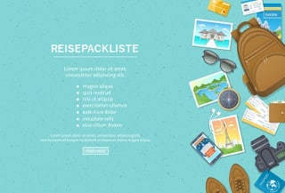 Reisepackliste für den Urlaub  Wichtiges und Nützliches auf Reisen ✈